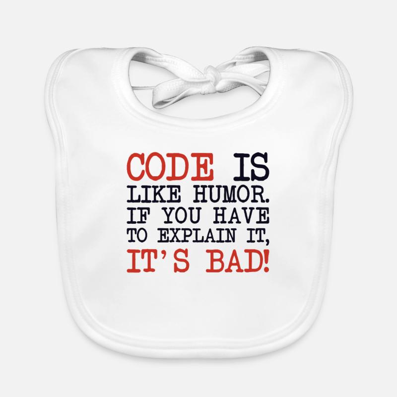 Code Explanation Developer Software Developer Organic Baby Bibs
