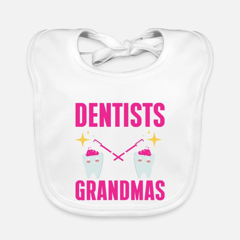 Dentist Student Degree Teeth Dentistry Organic Baby Bibs