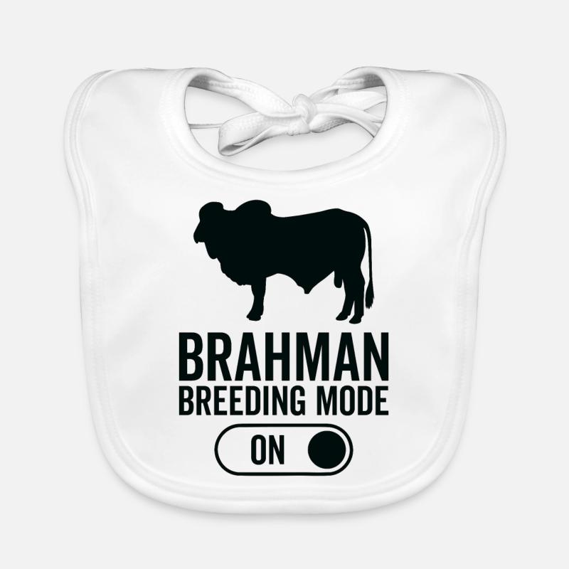Mode d’élevage des vaches activé - Brahman Bavoir bio Bébé