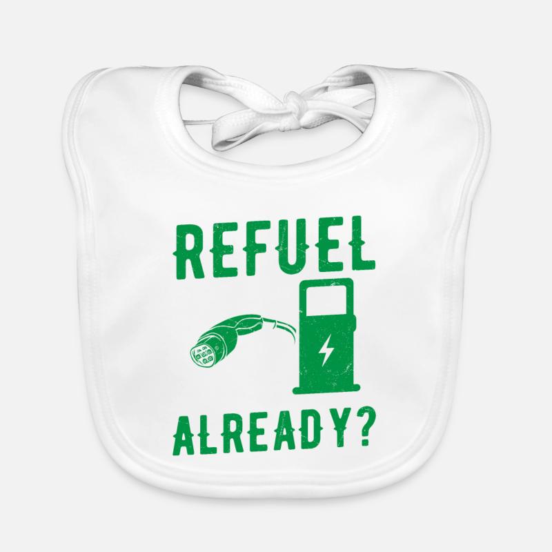 Do You Still Refuel Or Do You Charge Already? EV C Baby Bio-Lätzchen