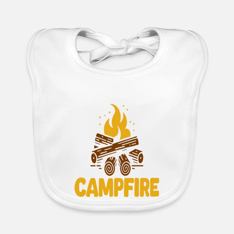 Master Of The Campfire Baby Bio-Lätzchen
