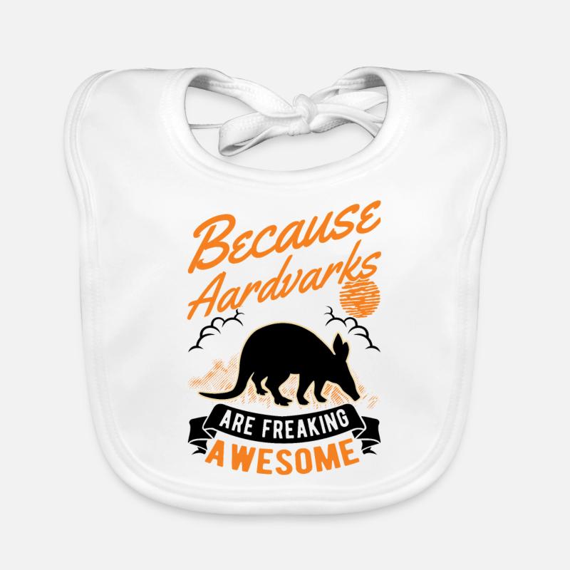 Erdferkel Geschenk Aardvark Baby Bio-Lätzchen