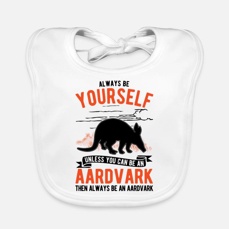 Always be yourself Aardvark Erdferkel Baby Bio-Lätzchen