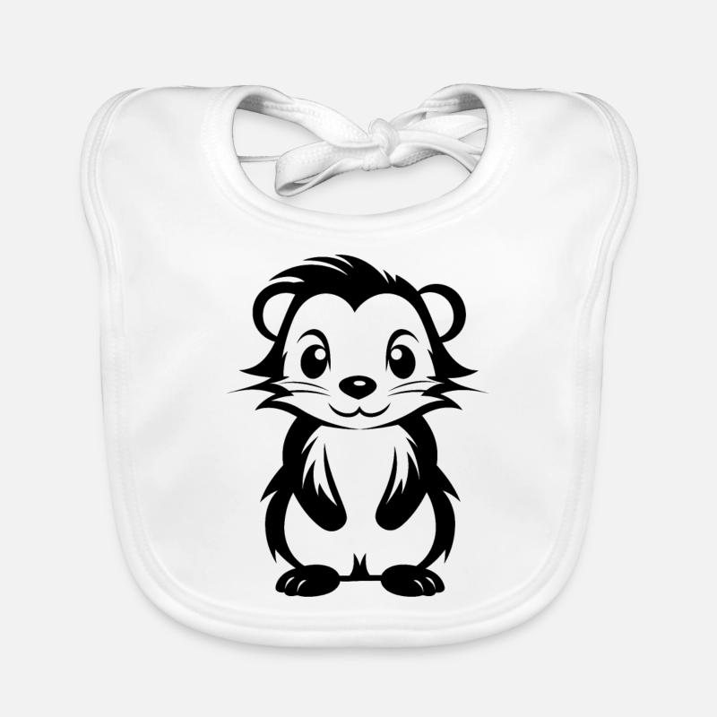 Skunk Organic Baby Bibs