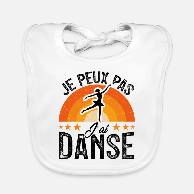 Je peux pas j ai Danse Bavoir bio Bébé