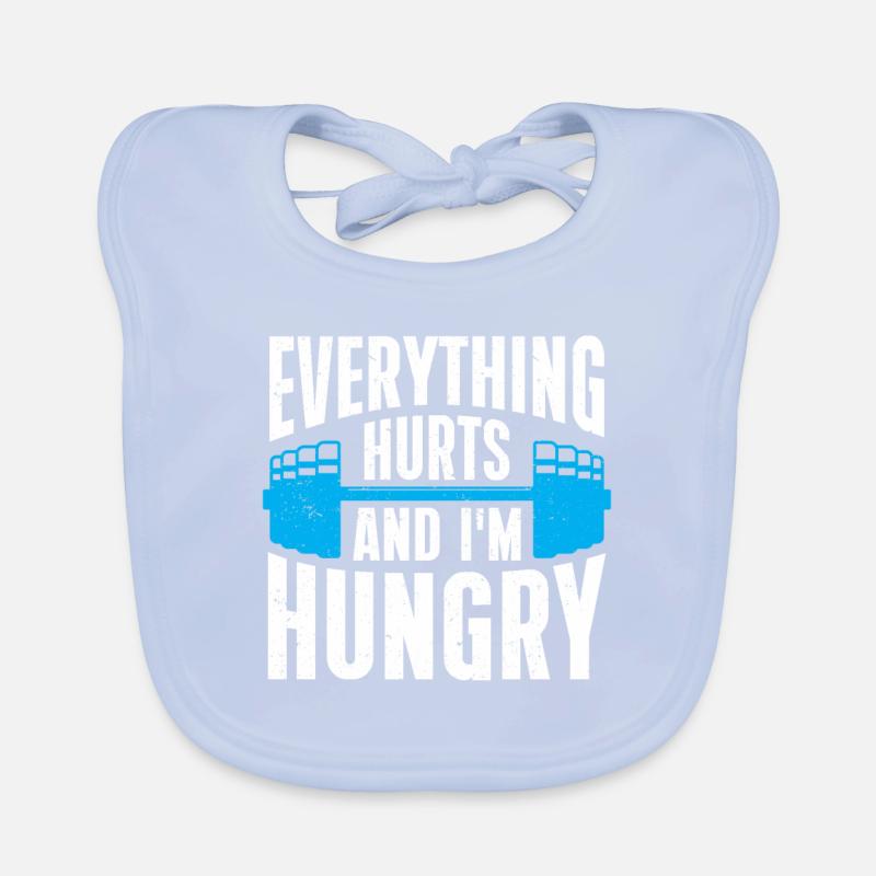 Personal Trainer Coach Gym Workout Fitnesstrainer Baby Bio-Lätzchen