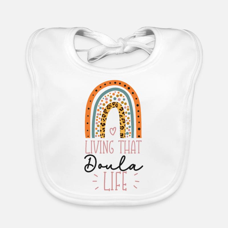 Doula accoucheuse vivant cela Bavoir bio Bébé