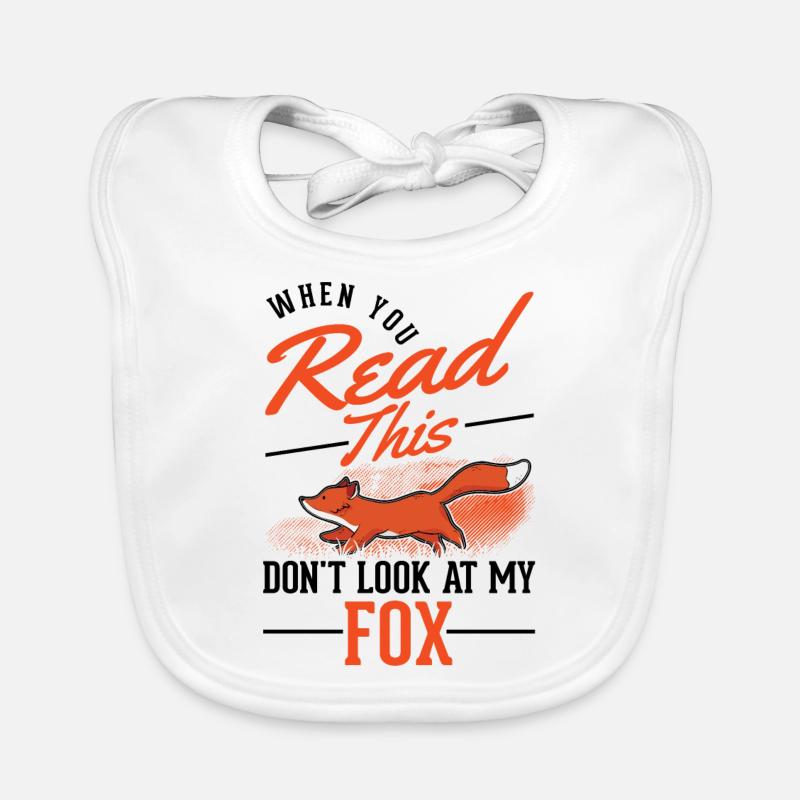 Fox Gift Red Fox Organic Baby Bibs