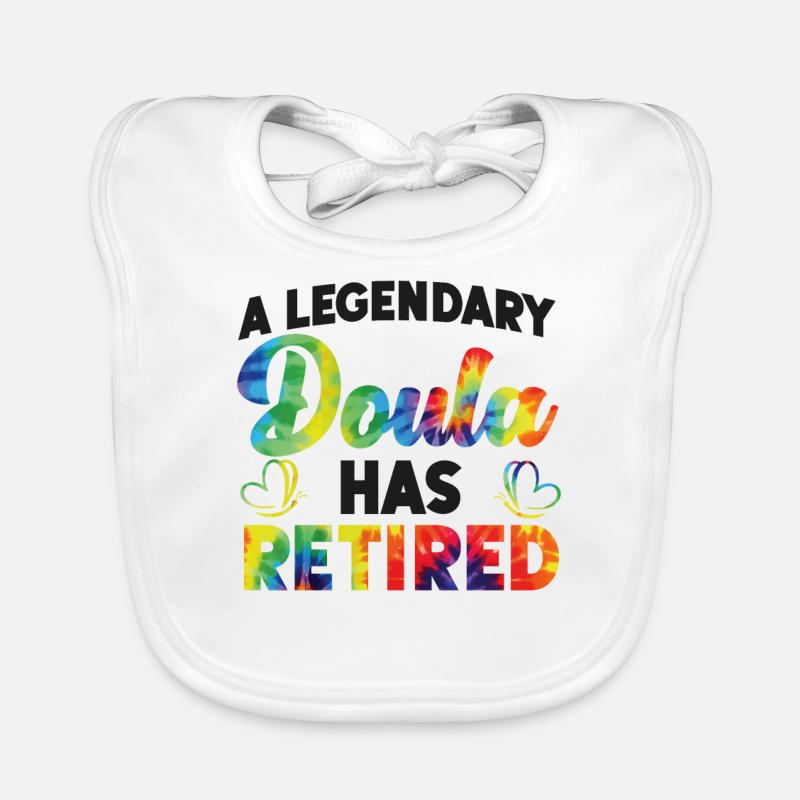 Doula Birth Worker Retirement A Organic Baby Bibs