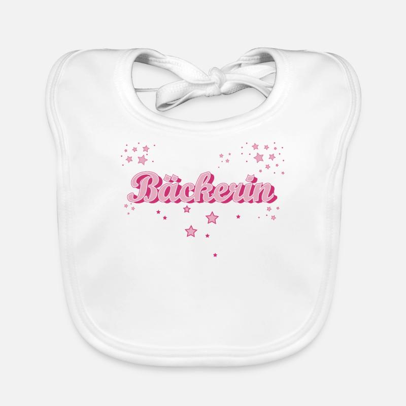 Bäcker Abschluss-Geschenk Bäckerin Baby Bio-Lätzchen