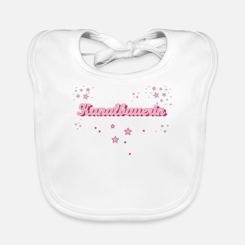 Civil Engineering Graduation Gift Canal Builder Organic Baby Bibs