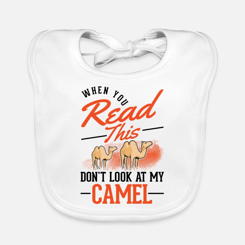 Kamel Geschenk Dromedar Camel Großkamel Baby Bio-Lätzchen