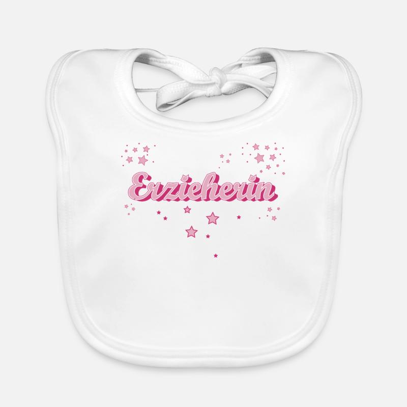 Kindergärtner Abschluss-Geschenk Erzieherin Baby Bio-Lätzchen