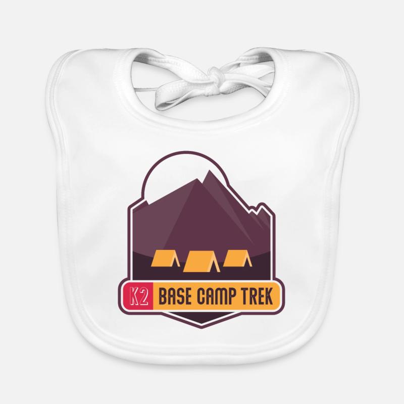 K2 Base Camp Trek Baby Bio-Lätzchen