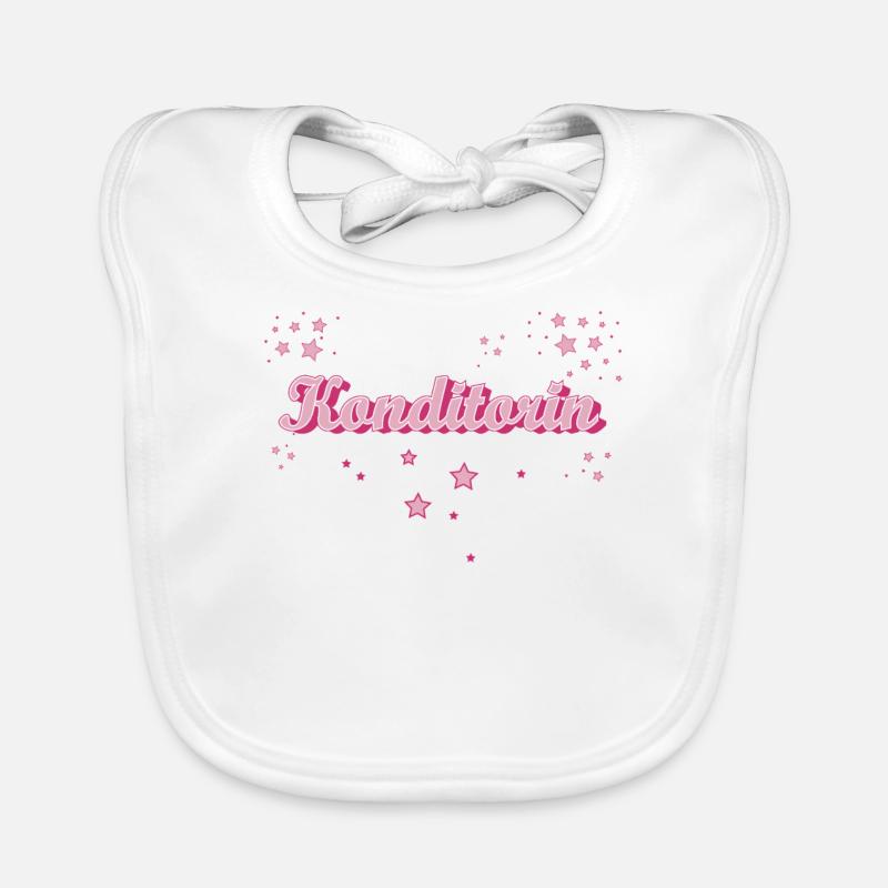 Bäcker Abschluss-Geschenk Konditorin Baby Bio-Lätzchen