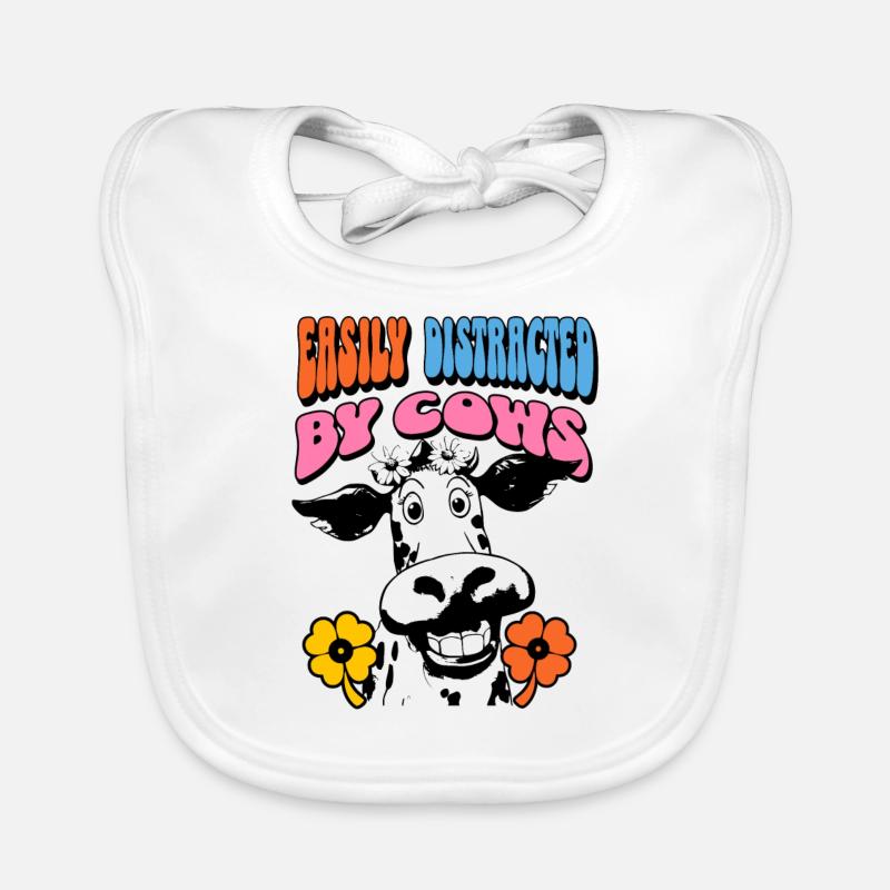 Cow Cows Organic Baby Bibs