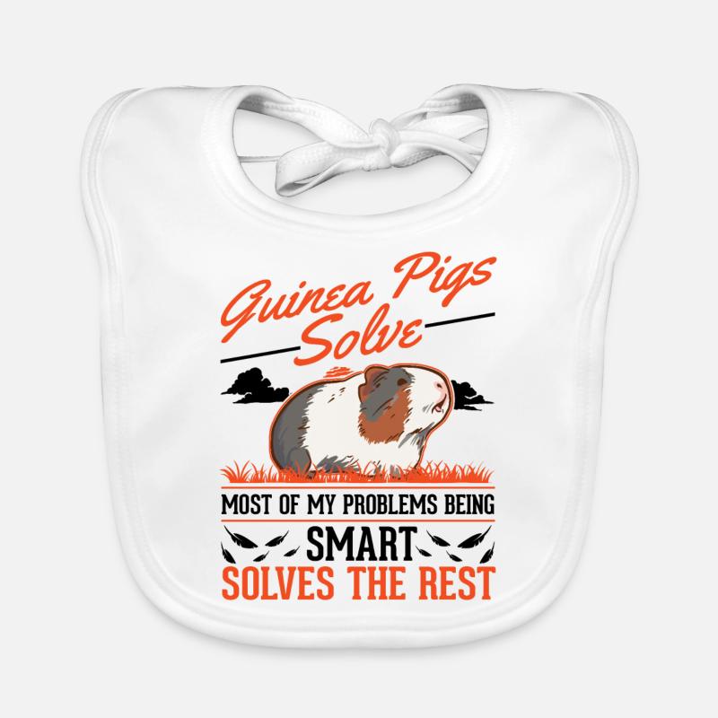 Cochon d’Inde cadeau cochon d’Inde Bavoir bio Bébé