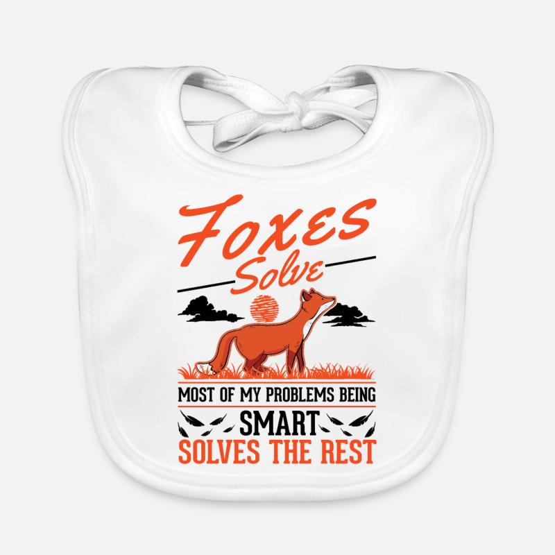 Fox Gift Red Fox Organic Baby Bibs