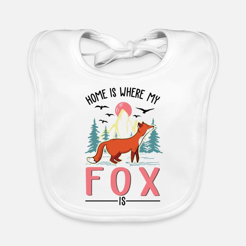 Fox Gift Red Fox Organic Baby Bibs