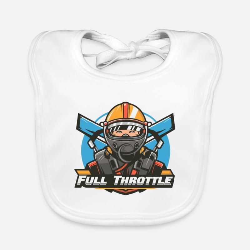 RENNFAHRER Baby Bio-Lätzchen