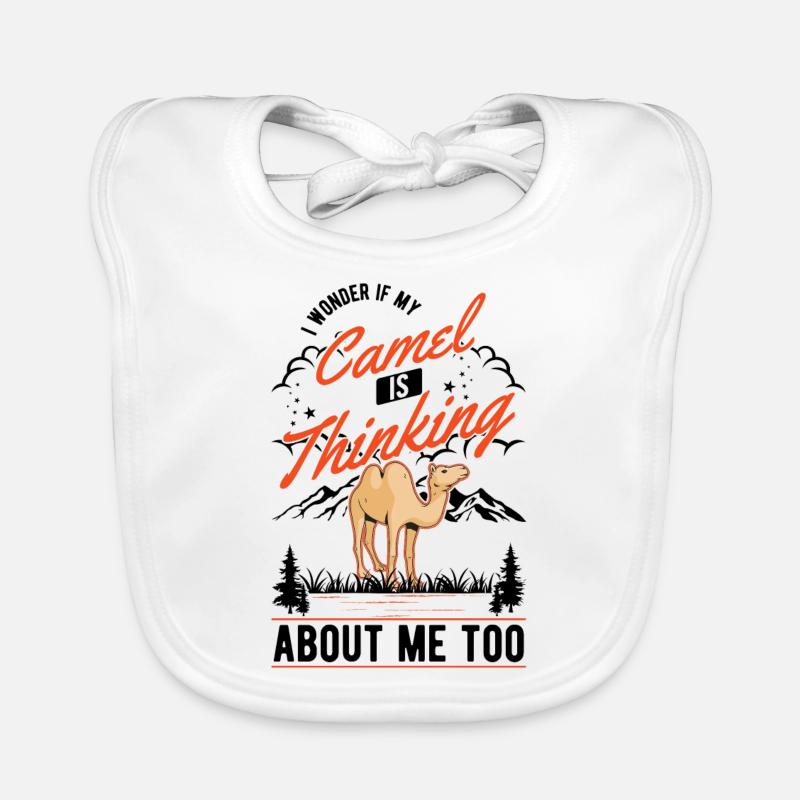 Kamel Geschenk Dromedar Camel Großkamel Baby Bio-Lätzchen