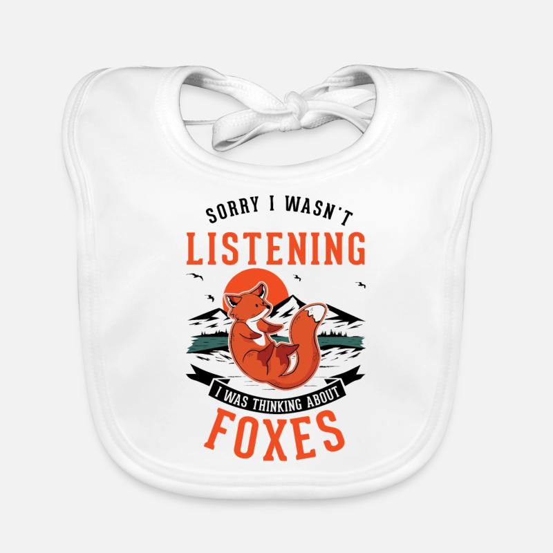 Fuchs Geschenk Rotfuchs Baby Bio-Lätzchen