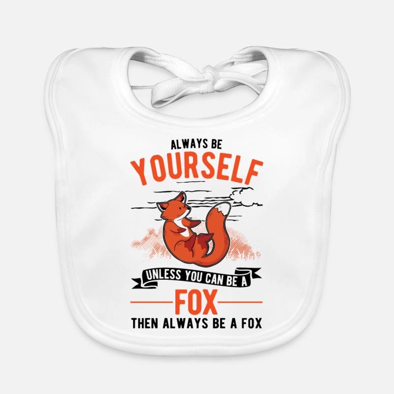 Fox Gift Red Fox Organic Baby Bibs