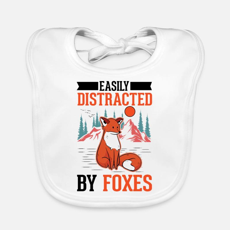 Fuchs Geschenk Rotfuchs Baby Bio-Lätzchen