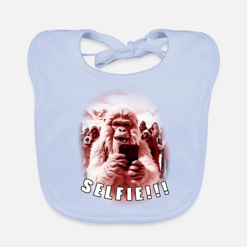 Yeti Selfie Baby Bio-Lätzchen