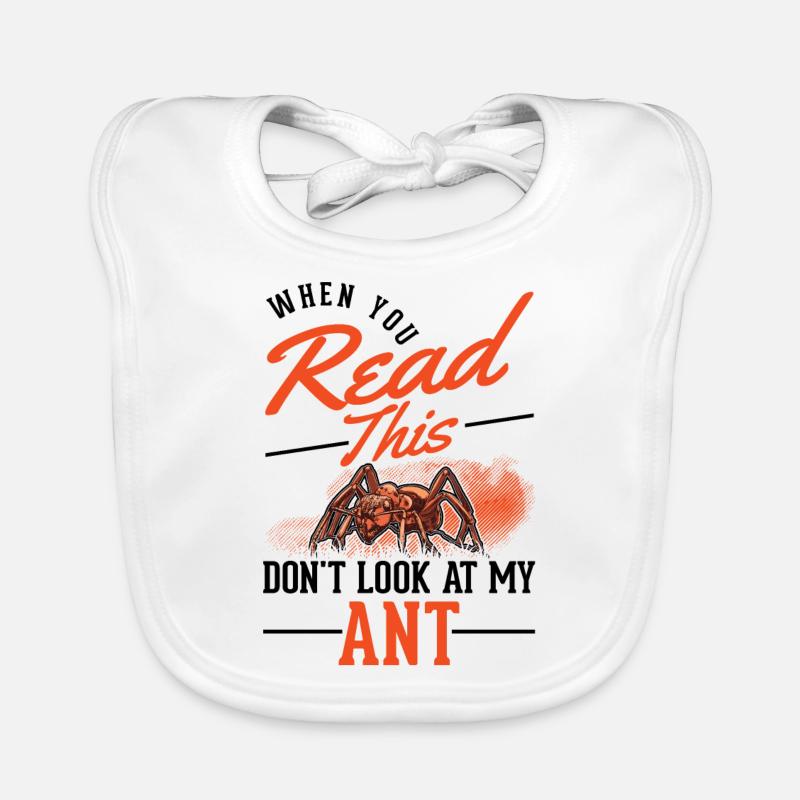 Ants Gift Anthill Fire Ant Organic Baby Bibs
