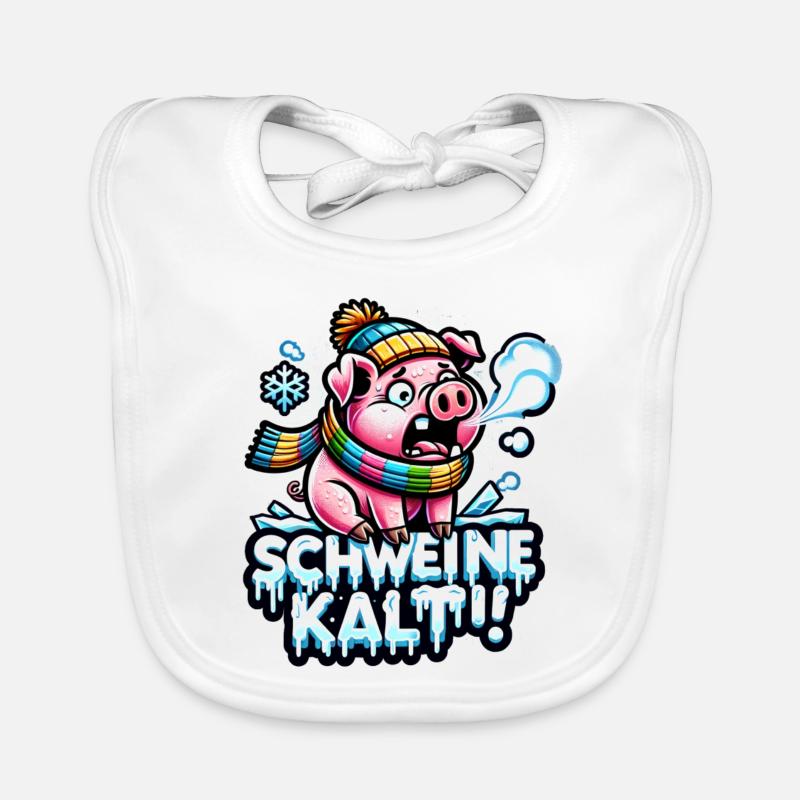 Pork cold Organic Baby Bibs