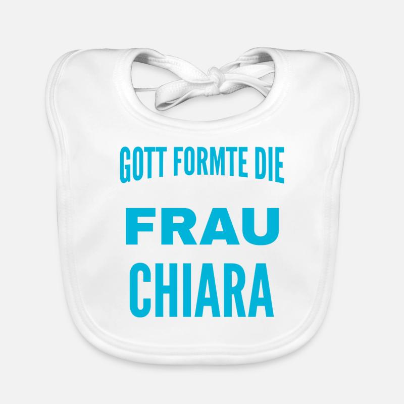 Conception du nom Chiara Bavoir bio Bébé