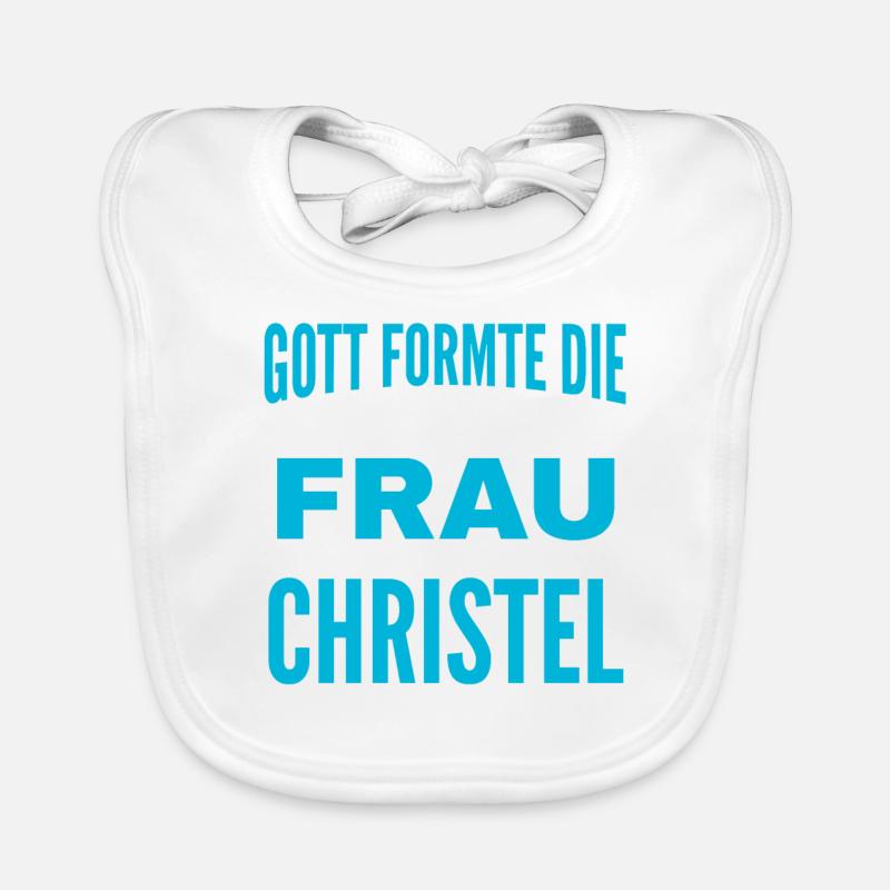 Christel Nom Design Bavoir bio Bébé