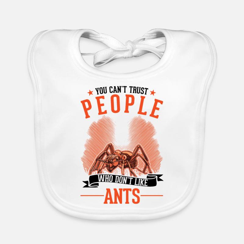 Ants, Ant Farm, Anthill, Fire Ants Organic Baby Bibs
