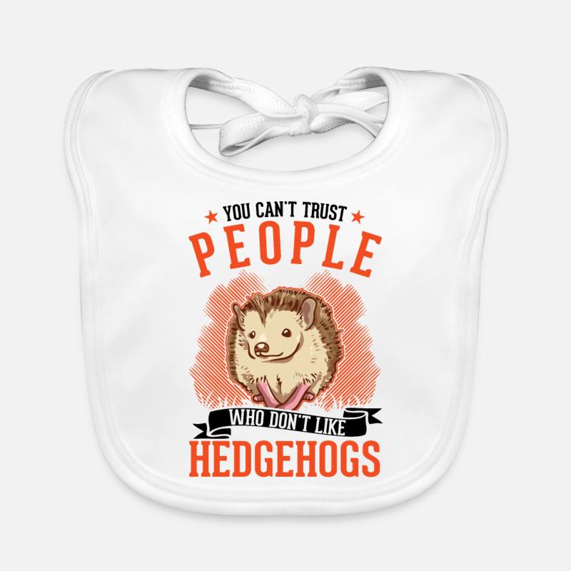Igel Geschenk Stacheligel Baby Bio-Lätzchen
