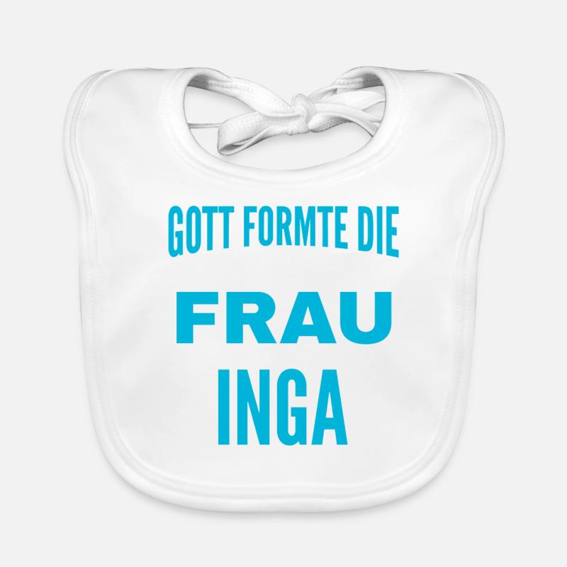 Conception du nom Inga Bavoir bio Bébé