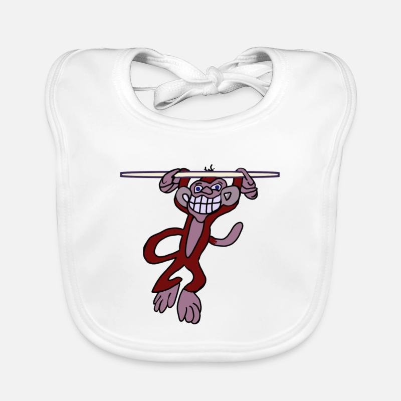Cheser Monkey Organic Baby Bibs