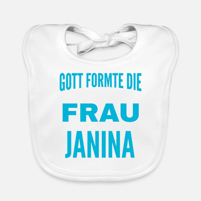 Conception du nom Janina Bavoir bio Bébé