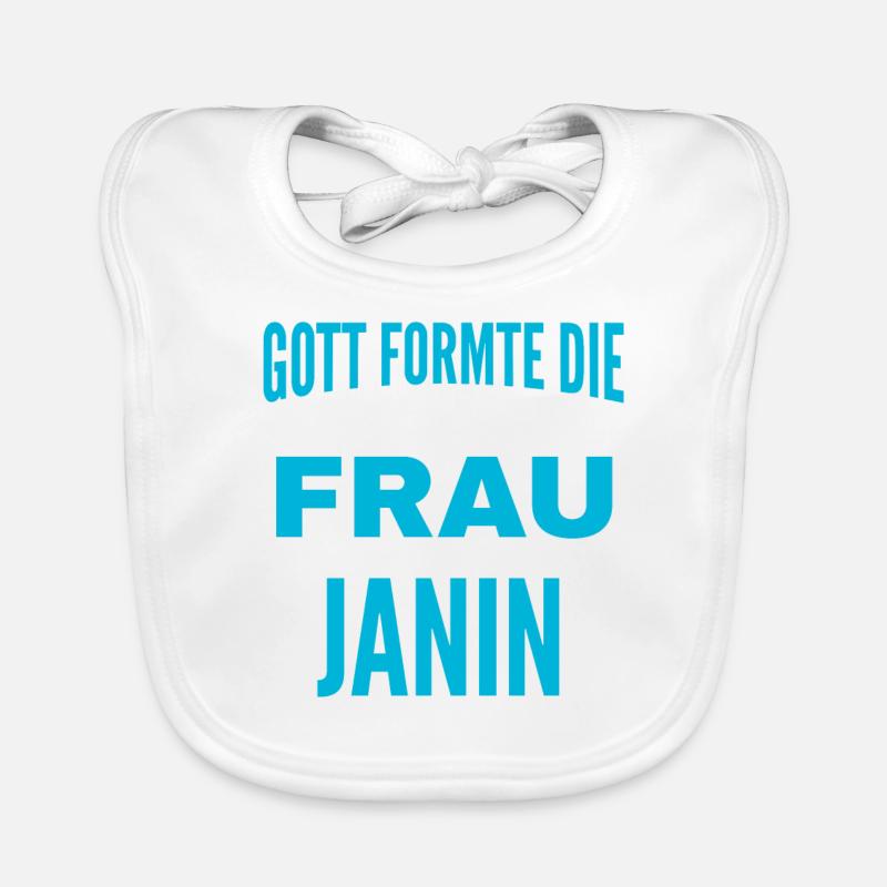 Conception du nom Janin Bavoir bio Bébé
