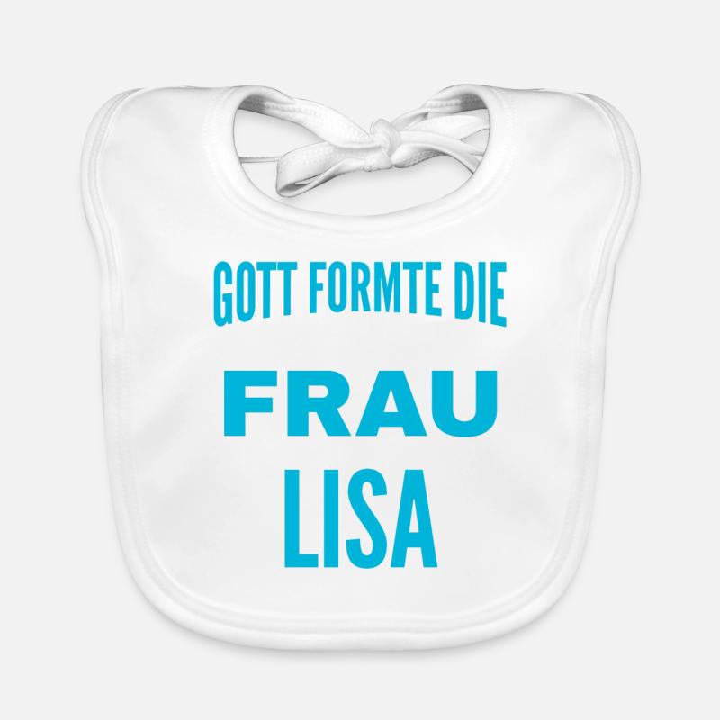 Conception du nom de Lisa Bavoir bio Bébé