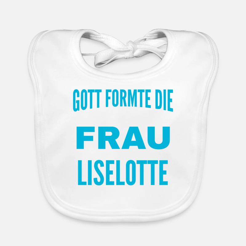 Conception du nom Liselotte Bavoir bio Bébé