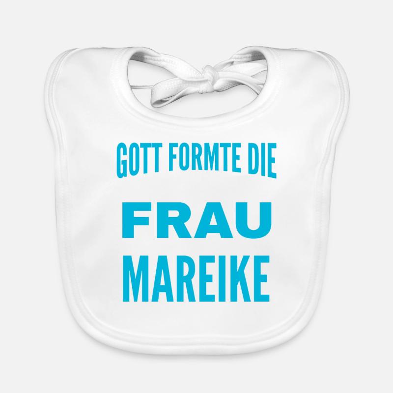 Mareike Name Design Baby Bio-Lätzchen