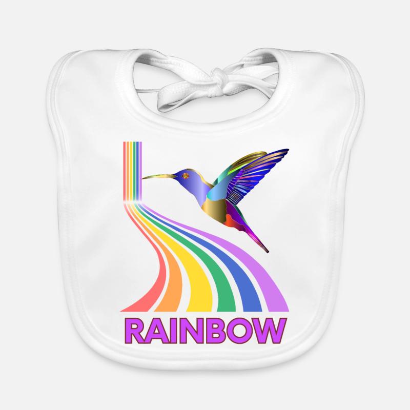 Regenbogen Baby Bio-Lätzchen