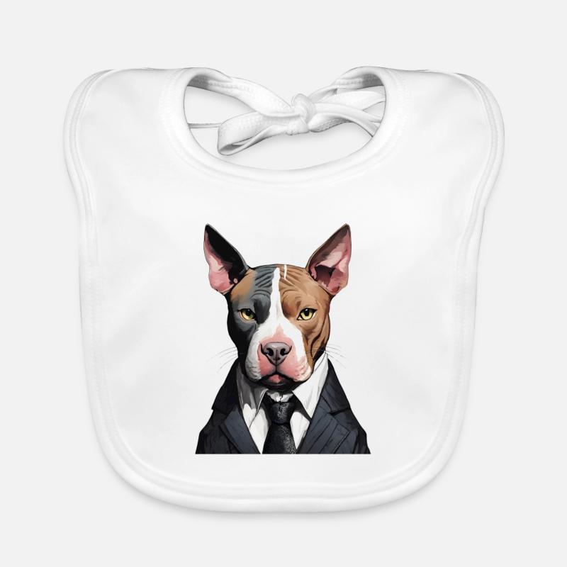 Chien d’affaires Bavoir bio Bébé