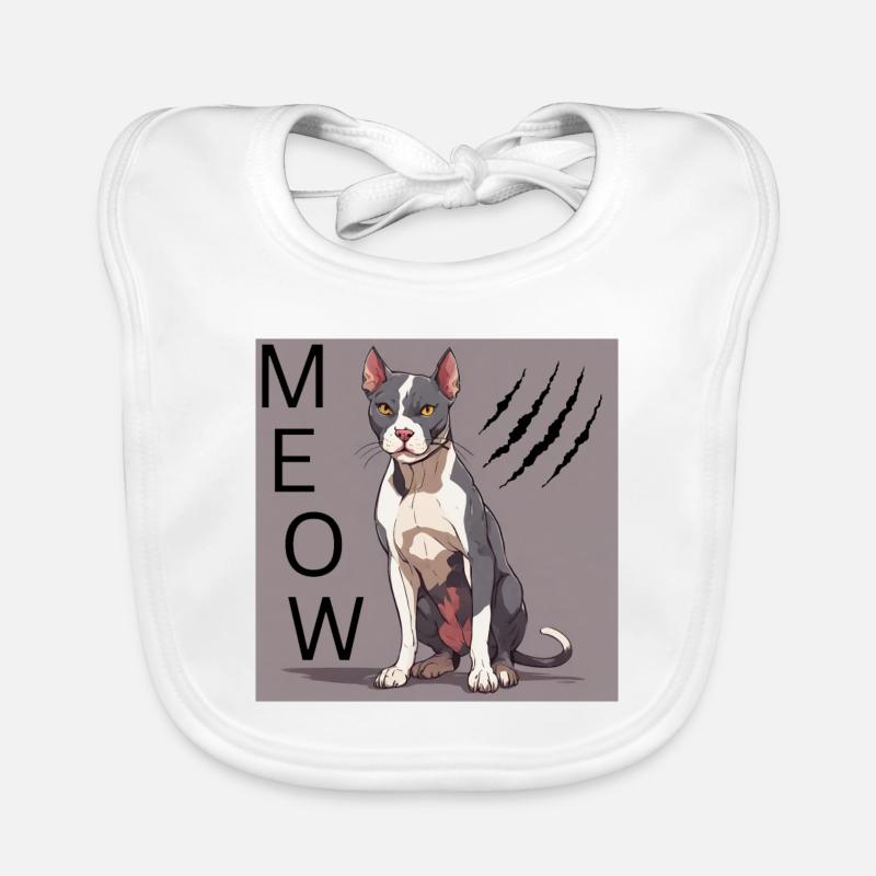 Angry Cat Organic Baby Bibs
