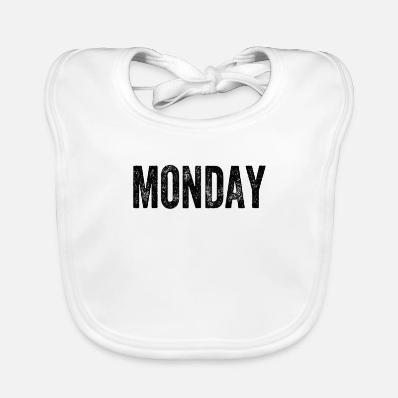 Monday Weekday Organic Baby Bibs