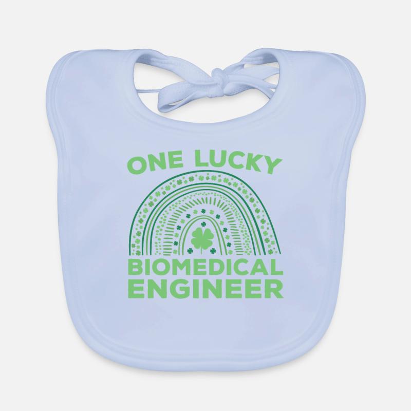 Biomedical Engineer St. Paddy's Day Organic Baby Bibs
