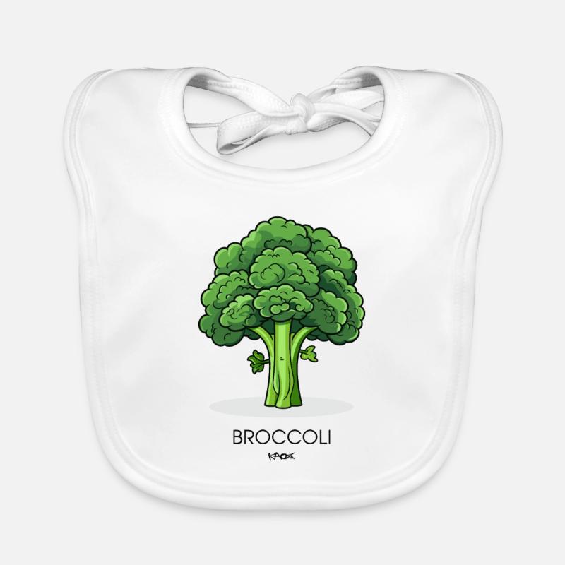 Easy Broccoli Organic Baby Bibs