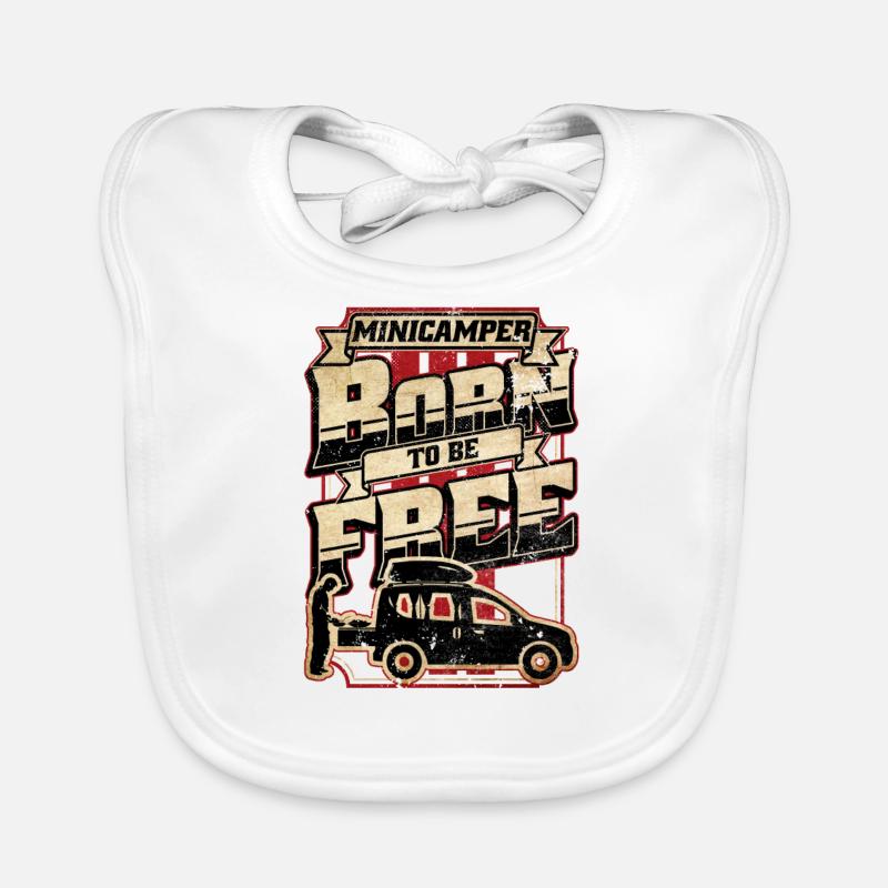 Born Minicamper Camping-Camper Microcamper Baby Bio-Lätzchen