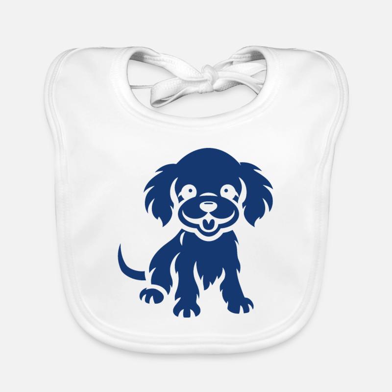 Cocker Spaniel Hund Baby Bio-Lätzchen